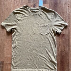 Washed jersey pocket tee